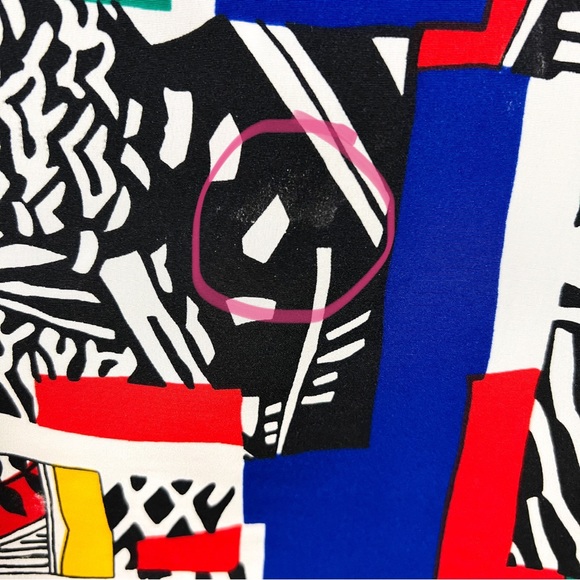 Yves St. Clair retro colorblock button down - Picture 9 of 10